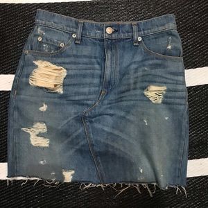 Denim skirt